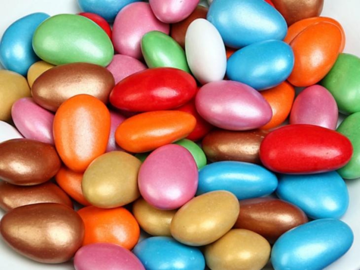 Renkli Badem Çikolata